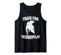 Spartan Warrior Symbol Sparta Fitness Sport Tank Top