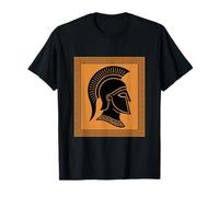 Spartan Warrior with Corinthian Helmet Greek Mythology T-Shirt