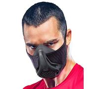 Sparthos Training Mask High Altitude Mask - for Gym Workouts, Running, Cycling, Elevation, Cardio - Fitness Training Mask - Hypoxic Resistance o2 2 3 - Lung Breathing Exercise [Black + Case]