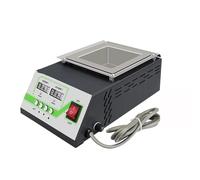 SPAT66 Lead-Free Soldering Pot, 400W Fast-Heating Solder Melting Furnace with Dual Digital Display for Precise Temperature Control