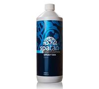 Spatan Spray Tan Solution - 1 Litre; Dark Shade; Fragrance-Free with Organic DHA; Alcohol, Perfume & Paraben-Free; Quick-Dry Formula for Streak-Free, Natural Results for Salons & Mobile Tanners