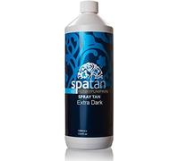 Spatan Spray Tan Solution - 1 Litre; Extra Dark Shade; Fragrance-Free with Organic DHA; Alcohol, Perfume & Paraben-Free; Quick-Dry Formula for Professional Use