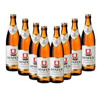Spaten Münchner Hell German Helles Lager - 8 x 500ml Bottles | Authentic Munich Bavarian Beer | Premium Imported German Lager | 5.2% ABV