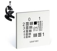 Spatial Limit Resolution Test Chart for Optical Microscope - Positive/Negative Film Cards Calibration Board for Accurate Vision Inspection