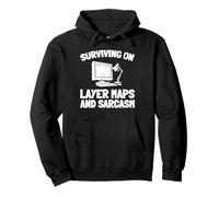 Spatial - Mapping Data Gis Technician Pullover Hoodie