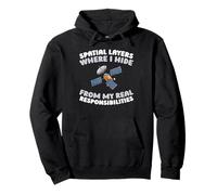 Spatial Mapping Data - Gis Technician Pullover Hoodie