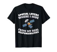 Spatial Mapping Data - GIS Technician T-Shirt