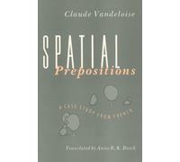 Spatial Prepositions (Paper): A Case Study from French