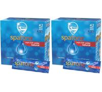 Spatone 100% Natural Iron Supplement (42 Sachets), Daily Convenient Liquid Iron Sachets, Nothing Artificial, Better Absorption Than Tablets, Less Side Effects, Original Flavour (Pack of 2)