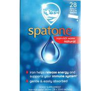 Spatone Iron Rich Water, Natural Iron Supplement, Original Flavour, 28 sachets