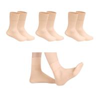 SPATUAMZ 3 Pairs Girls Ballet Socks - Seamless Toe Soft Breathable Stretchable Dance Socks for Kids Fit 15.5-17cm Feet Jazz Yoga Gymnastics
