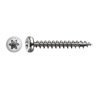 Spax T-Star Plus, 4Cut Panhead - Universal Screw, Fully Threaded, Stainless Steel A2, 1.4567 - 0207000350203, 0207000400203