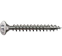 Spax 0627000400403 T-Star Plus Universal Screw 4.0 x 40 mm Stainless Steel A2 Pack of 200, Lens Countersunk Head/Fully Threaded/4Cut,