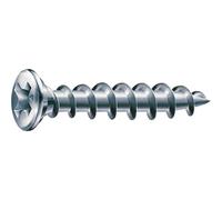 Spax 1411010400255 FEX KS Window Screw 4.0 x 25 mm Ph2, Silver (Pack of 1000)
