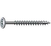 Spax 251010801005 Wood Screw 8 X 100 mm Pack of 50, T-Star Plus, Roundhead, Partial Thread, 4Cut, Wirox A3J