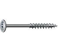 SPAX 251010803405 Wood Screws, 8.0 x 340 mm, Pack of 50, T-Star Plus, Flat Head, Partial Thread, 4CUT, WIROX A3J, 0251020803405, 10