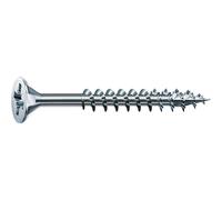 SPAX 291010500605 Screws Countersunk Z with Partial Thread, 5 x 60 mm, Galvanised, Pack of 500, Blank Galvanised, 5.0 x 60 mm