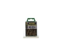 Spax 4101020400402 8 x 1.5 in. Multi-Material Yellow Flat Head Spax Screws Box of 25 - pack of 5