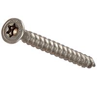 Spax 4CUT 1197000350163 Universal Screw, Countersunk T-Star Plus Fully Threaded, Stainless Steel Rust- A2, 1.4567, 1197000400453