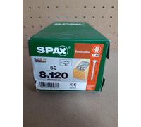 SPAX 8.0 x 120mm Washer-head Partial Thread Woodscrew Box of 50pcs