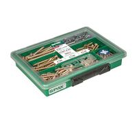 Spax Assorter Kit Pozi Yellow with Bits 199 Pieces (4000001991129)