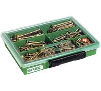 Spax Assorted Screw Set Small with 7 Dimensions, Countersunk Head 245 Pieces