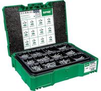 SPAX Box Systainer T-Loc I - Mounting Case with Screws in 12 Dimensions for Storage and Transport - 5000009172009