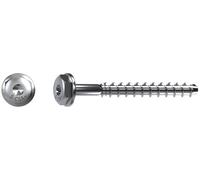 SPAX Concrete Screw Hex Head with Washer - 8.0 x 55mm Pack of 75 - Galvanised Steel