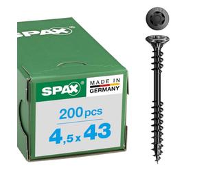 SPAX Facade screw, fixing thread, countersunk head small, T-STAR plus T20, 4CUT point, A2 stainless steel BLAX
