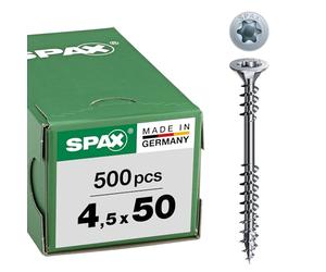 SPAX Installation Screw, T-STAR plus, Countersunk Head, Fixing Thread, 4Cut, Wirox A3J, 541010450505