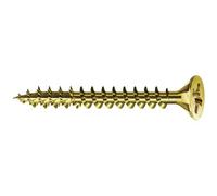 Spax Pozi Countersunk Wood Screw Zinc - Yellow 4.5MM X 50MM (Box-200)
