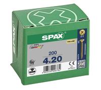 Spax PZ2 Universal Screws 4.0 x 20mm Yellox Coated - Pack of 200