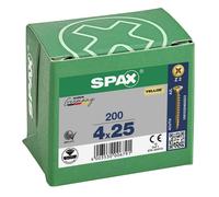 Spax PZ2 Universal Screws 4.0 x 25mm Yellox Coated - Pack of 200