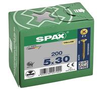 Spax PZ2 Universal Screws 5.0 x 30mm Yellox Coated - Pack of 200