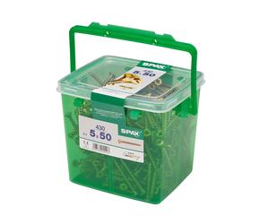 Spax PZ2 Universal Screws 5.0 x 50mm Yellox Coated - Pack of 430