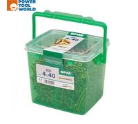 Spax PZ2 Universal Screws 4.0 x 40mm Yellox Coated - Pack of 800