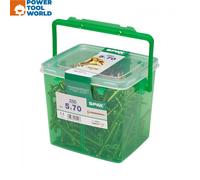 Spax PZ2 Universal Screws 5.0 x 70mm Yellox Coated - Pack of 250