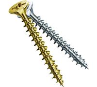 Spax Pozi Countersunk Wood Screw Zinc - Yellow 4MM X 35MM (Box-200)