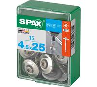 Spax Stainless Steel Raised Countersunk Roof Sheet Sealing Screws