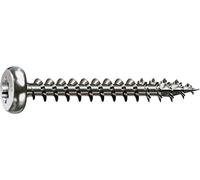 Spax T-Star Plus, 4Cut Panhead - Universal Screw, Fully Threaded, Stainless Steel A2, 1.4567 - 0207000350203, 0207000500403