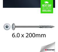 SPAX T-Star Plus Washer Head Wirox Coated 6.0 x 200mm T30 16 SCREWS