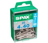 Spax Countersinking Torx Wood Screws Stainless 4mm 40mm Pack of 25