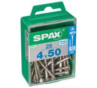 Spax Tx Countersunk Stainless Steel Screws - 4 X 50mm Pack Of 25