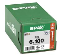Spax Tx Countersunk Wirox Screws - 6x100mm - Pack Of 100