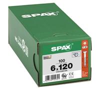 Spax Tx Countersunk Wirox Screws - 6x120mm Pack Of 100