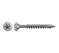 SPAX T-Star Plus 1197000600803 Universal Screws Stainless Steel A2 6.0 x 80 mm Pack of 100 Countersunk Fully Threaded 4Cut