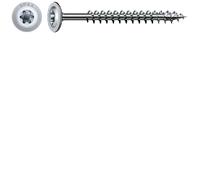 Spax 251010801005 Wood Screw 8 X 100 mm Pack of 50, T-Star Plus, Roundhead, Partial Thread, 4Cut, Wirox A3J