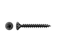 Spax Universal Screw, Countersunk Head, Black, T-Star Plus, Full Thread (4 x 40 mm, Pack of 200)