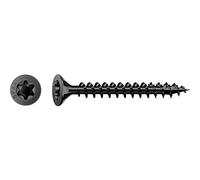 Spax Universal Screw, Countersunk Head, Black, T-Star Plus, Fully Threaded (4.5 x 40 mm, Pack of 200)