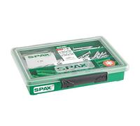 Spax Universal Screws and Dowel Set, 161 Pieces